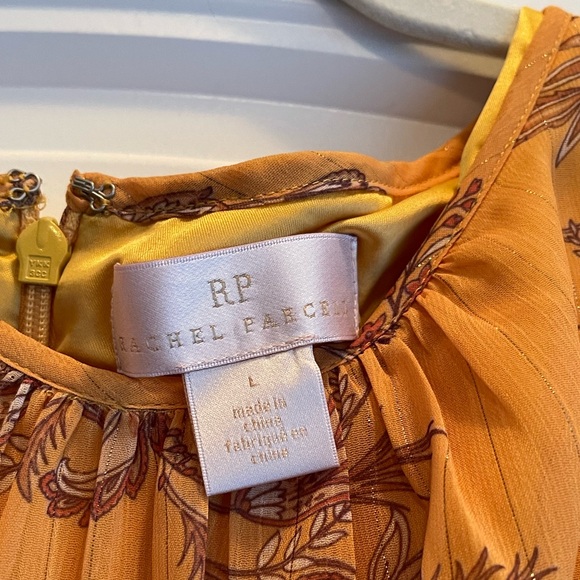 Rachel Parcell Gold Paisley Print Dress - Picture 5 of 5